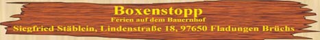 Boxenstopp, Ferien auf dem Bauernhof, Siegfried St&auml;blein, Lindenstra&szlig;e 18, 97650 Fladungen Br&uuml;chs